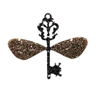 Enchanted Key – Handmade Resin Ornament