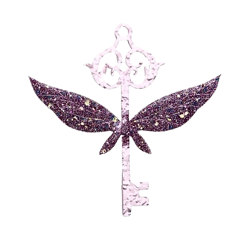 Magical Key – Handmade Resin Ornament