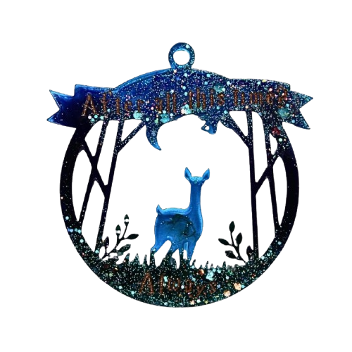 Forest Patronus – Handmade Resin Ornament