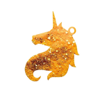 Golden Dragon Crest – Handmade Resin Ornament