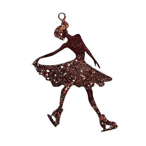 Figure Skater – Handmade Resin Ornament