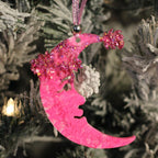 Pink Winter Set – Handmade Resin Christmas Ornament Collection