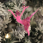 Pink Winter Set – Handmade Resin Christmas Ornament Collection