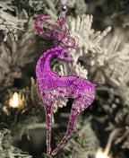 Purple Angel Set – Handmade Resin Christmas Ornament Collection