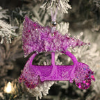 Purple Angel Set – Handmade Resin Christmas Ornament Collection
