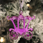 Purple Angel Set – Handmade Resin Christmas Ornament Collection