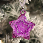 Purple Angel Set – Handmade Resin Christmas Ornament Collection