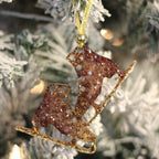 Chocolate Waltz Set – Handmade Resin Christmas Ornament Collection