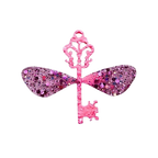 Pink Magic Key – Handmade Resin Ornament