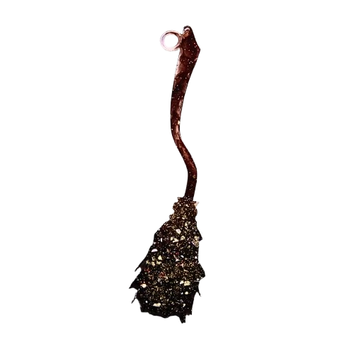 Flying Broomstick – Handmade Resin Ornament