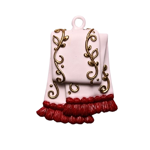 Cozy Scarf – Resin Ornament