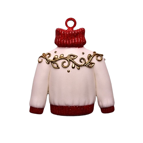 Cozy Sweater – Handmade Resin Ornament