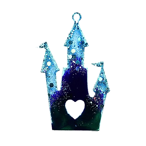 Glacier Star Flake – Handmade Resin Ornament